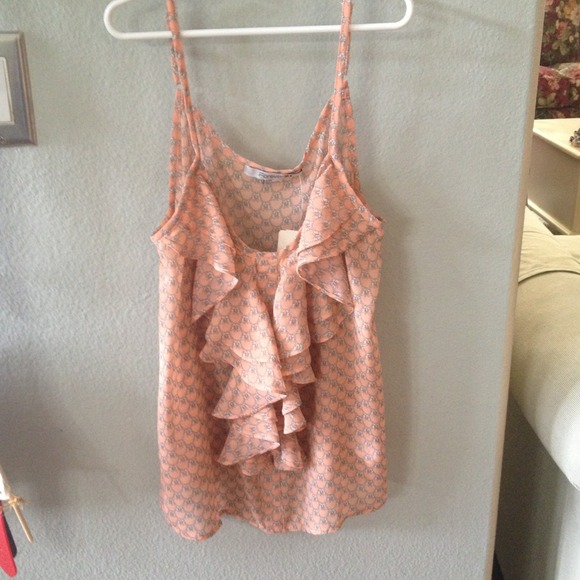 Orange loose tAnk