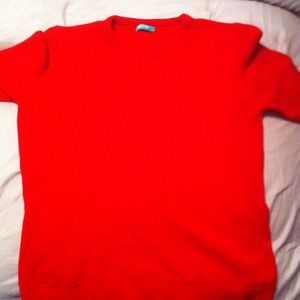 Red Short sleeve United Colors of Benetton sweater