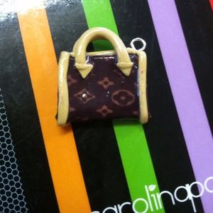 👜💜😊handmade LV charm/keychain.. So cute!!