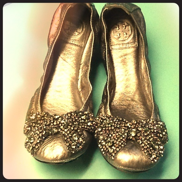 Tory Burch Rhinestone Ballet Flats 8.5 RESERVED