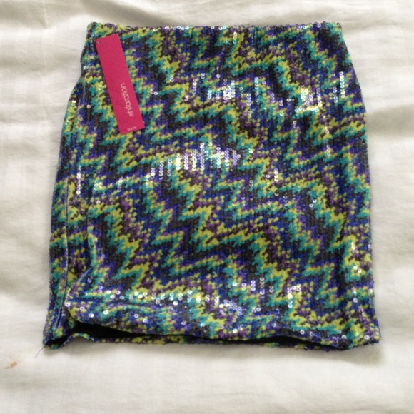 Fun sequin skirt