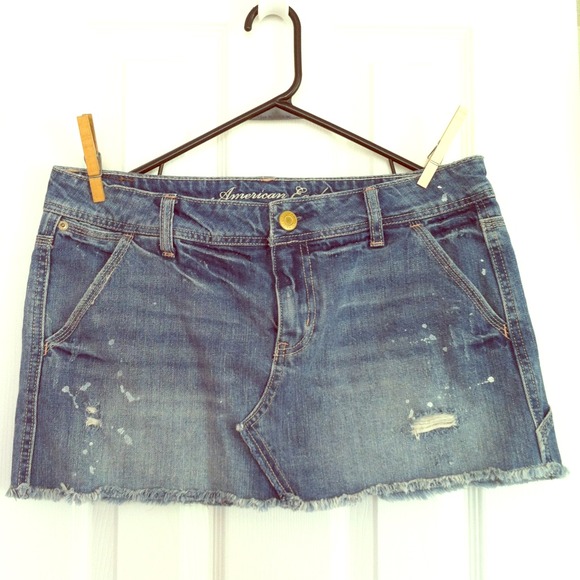 American Eagle denim miniskirt