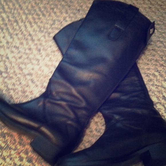 Steve Madden riding boots.
