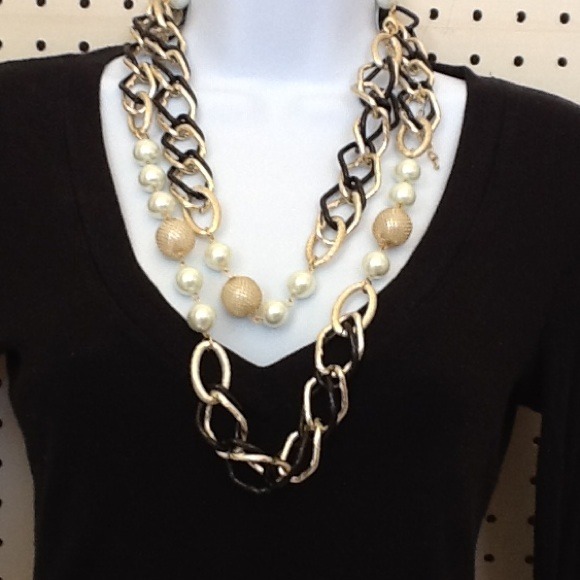 Long golden chains
