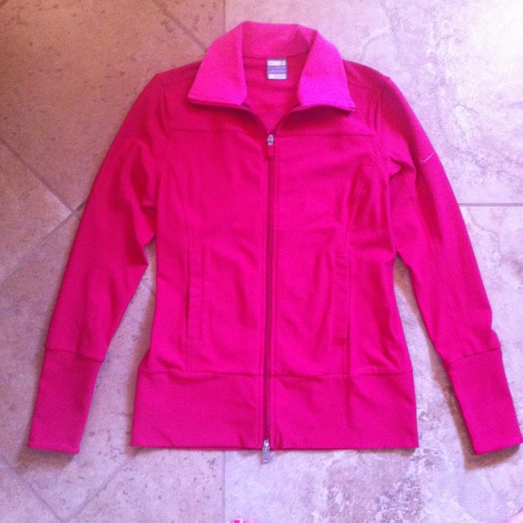 neon pink nike jacket