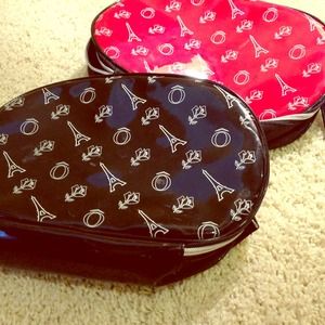 2 Black and Red Paris-inspired small bags.