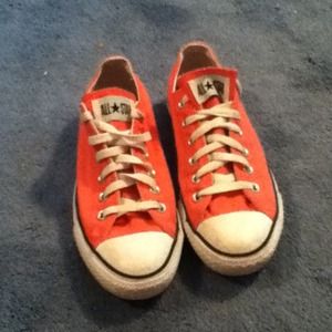 Hot pink converse all stars