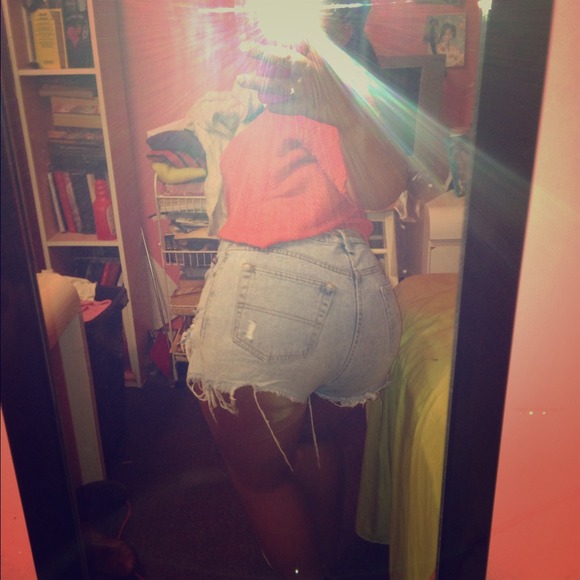 Ralph Lauren sliced shorts