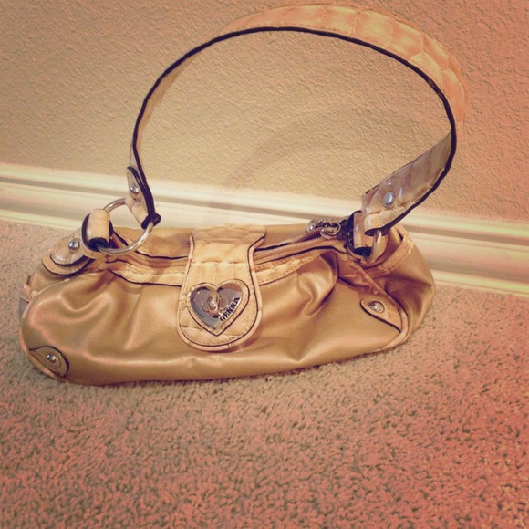 Gorgeous shimmery-golden small purse!