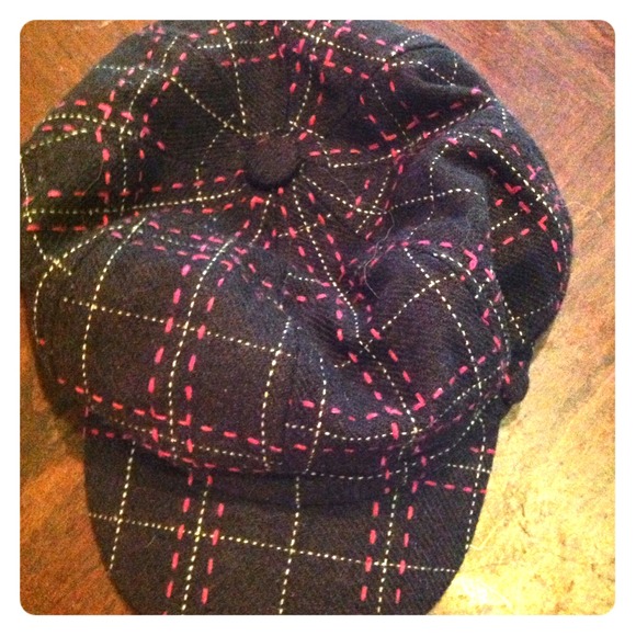 Pink and Grey Hat