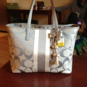 Authentic Coach sliver purse for sale