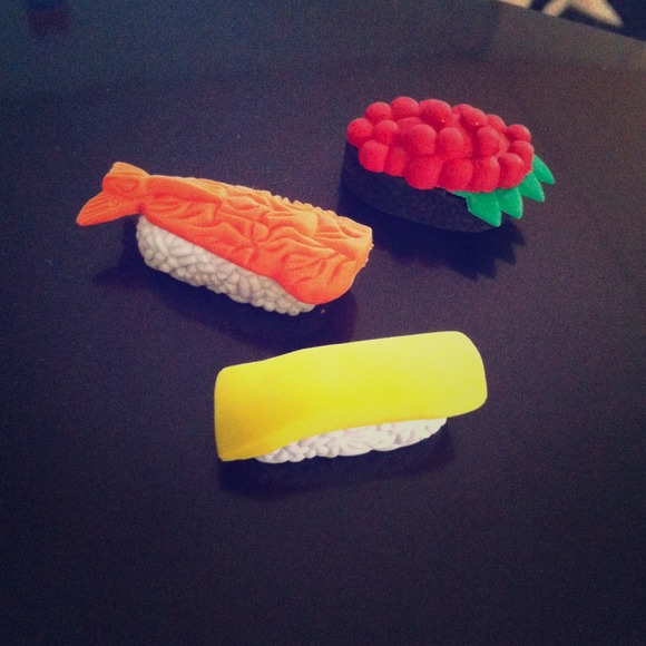 Sushi set erasers - Picture 1 of 1