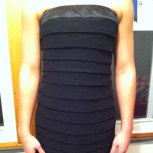 Short black semi-formal