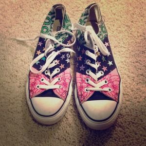 All Star Converse with fun, young pattern!