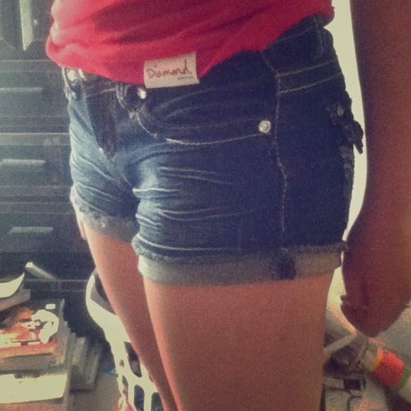 Rhinestones shorts