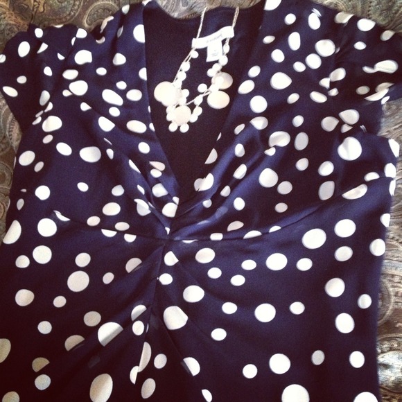 ❌❌SOLD❌❌Beautiful Dress Barn Navy Dress