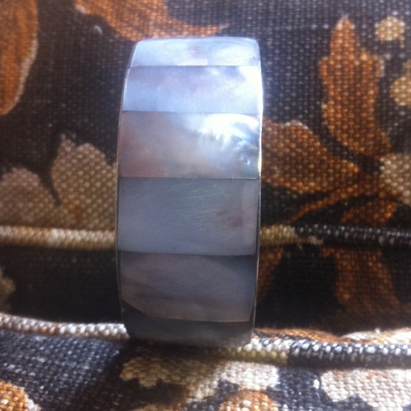 Vintage Abalone bracelet,size 6.5