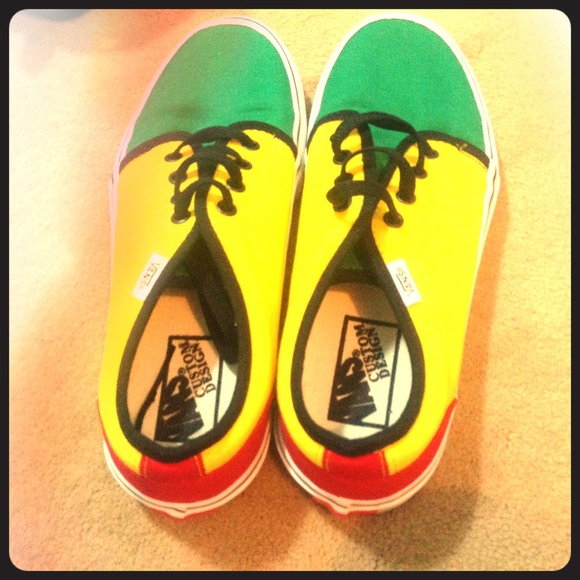Rasta Personally Customized Vans