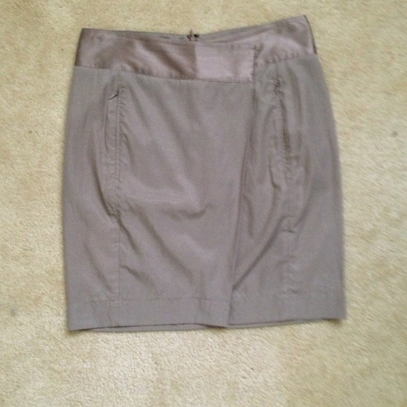 MAX AZRIA  Dresses & Skirts - MAX AZRIA pretty faux wrap skirt!!