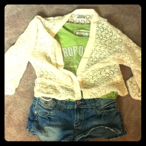 Denim shorts