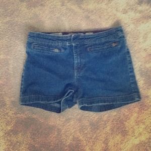 Denim shorts