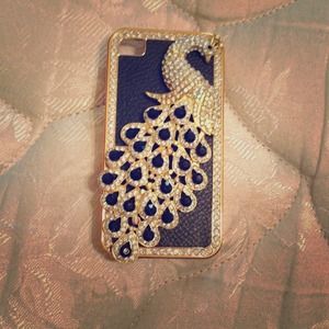 Peacock bling iPhone case 💎