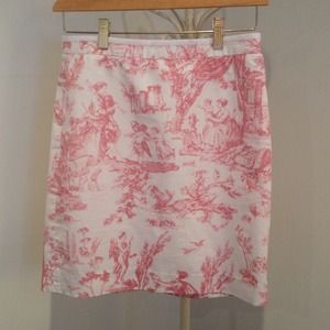 Classy Toile J.Crew Skirt