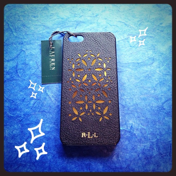 Ralph Lauren Accessories - Ralph Lauren iPhone 5 Leather Hardshell Case