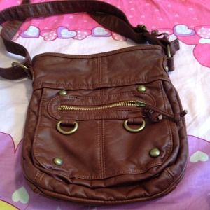 "Leather" Crossbody Bag