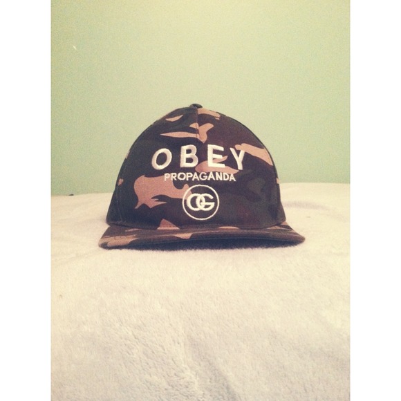Obey Propaganda Snapback / Camo - Picture 1 of 4
