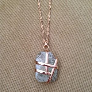 ❤BUNDLED❤Gold and Mint Stone Necklace