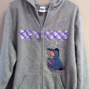 Eeyore zipper hoodie.