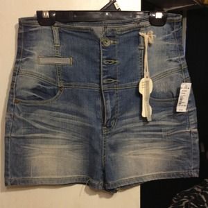 High waisted shorts