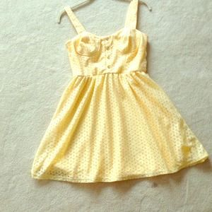 Yellow Charlotte Russe Dress