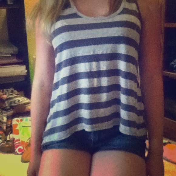 Stripped Drape Tank