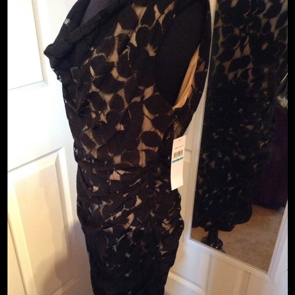 London times black lace dress London times black lace dress