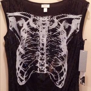 Rodarte for Target Front Black Sequin Rib Dress