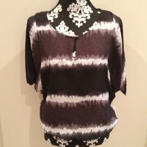 Converse Black Striped Top