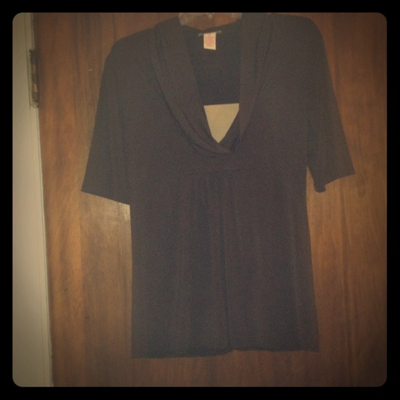 Brown an gold top