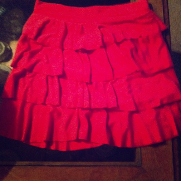 Hot pink skirt!!