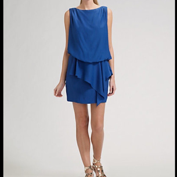 Ali Ro Hammered Silk Dress
