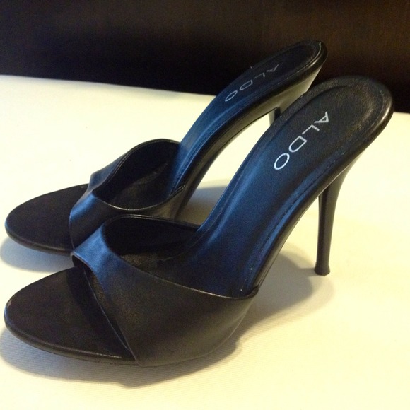***SOLD***ALDO black stiletto sandals