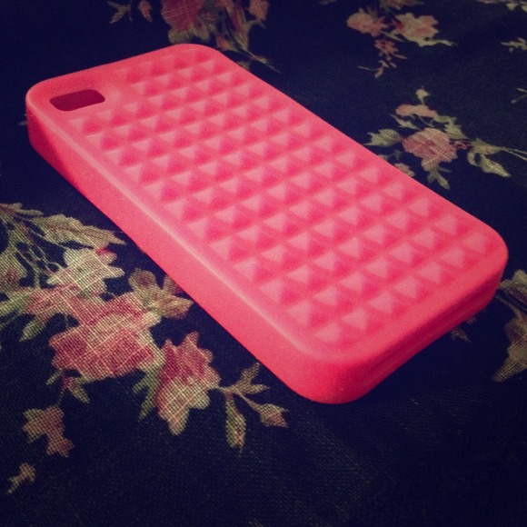 💢SOLD SOLD💢Neon pink iPhone 4/4s case📲 ONLY $5! - Picture 1 of 3
