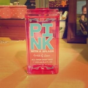 Hardly used pink lotion