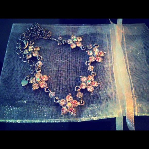 Swarovski Crystal Flower Necklace