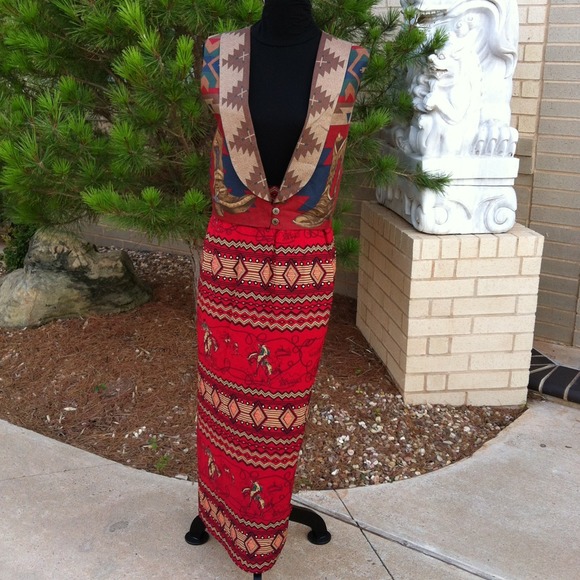 Sharon Young Vest and Skirt