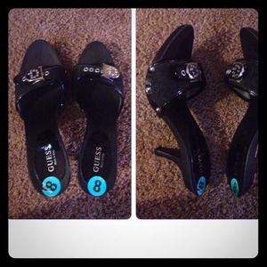 Guess heels with buckle belt