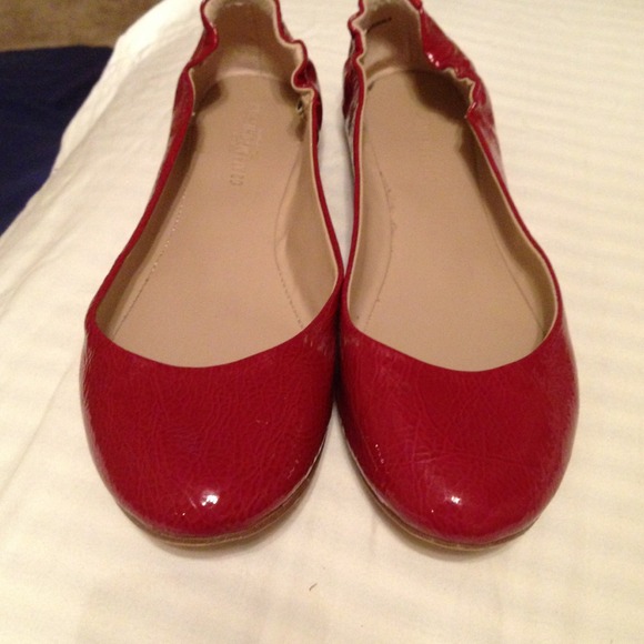 Red ballet flats