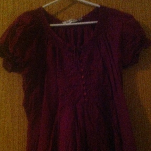 Dark Red Shirt