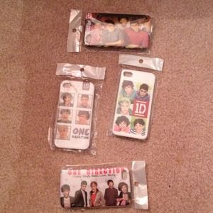 4 iPhone 4/4S one direction cases!